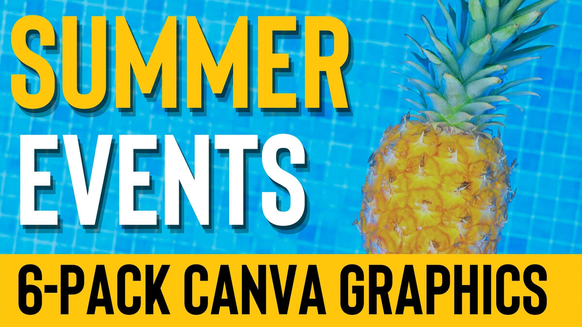 Summer Events Canva Graphics 6-Pack image number 0